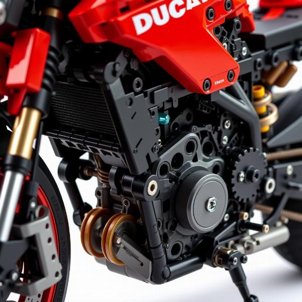 Lego Technic Ducati Panigale V4 R - Construction et détails