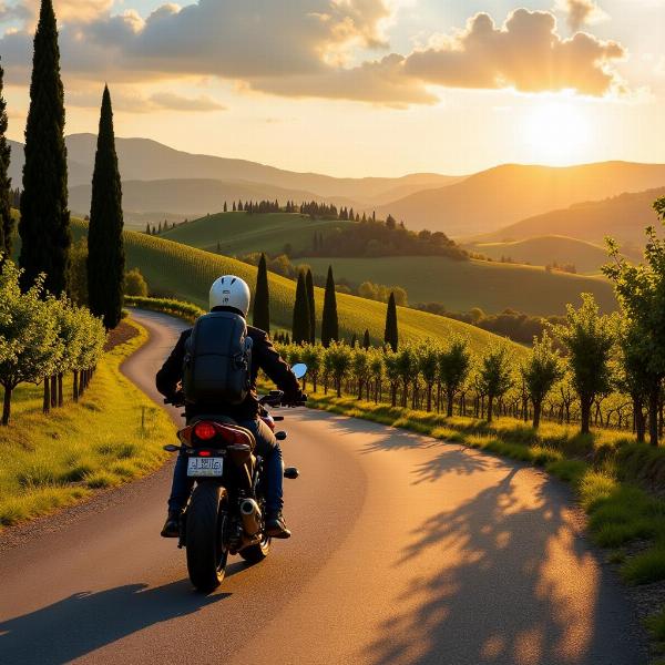 Location moto en Toscane, Italie