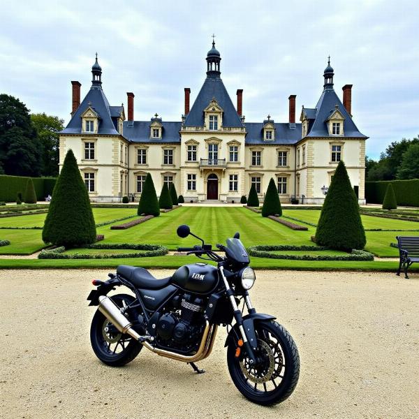 Location moto Oise : Château de Chantilly