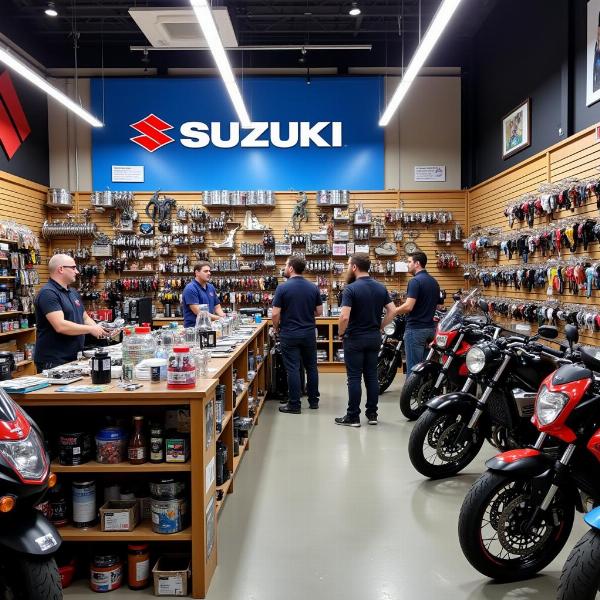 Magasin de pièces moto Suzuki