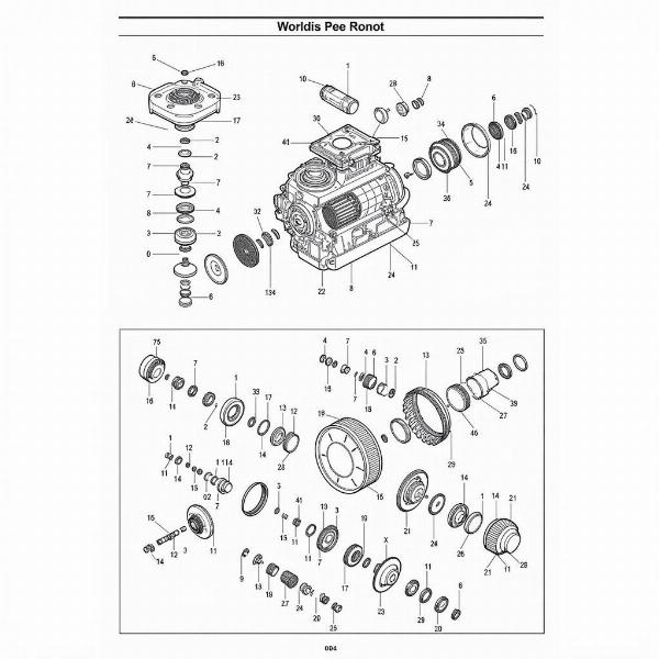 Manuel d'atelier Honda PDF: Vue éclatée du moteur