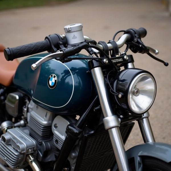 Modification du châssis pour une BMW Café Racer