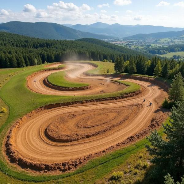 Terrain de Moto Cross à St Thibery