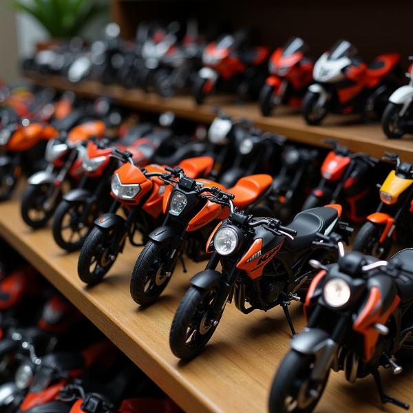 Collection de motos KTM miniatures