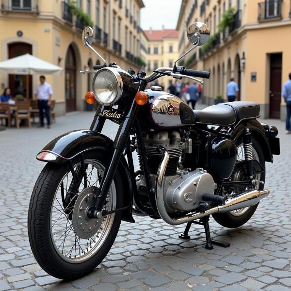 Moto vintage d'occasion en parfait état