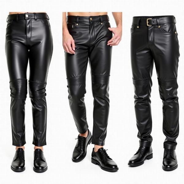 Différents styles de pantalons en cuir pour homme moto : racing, touring, vintage