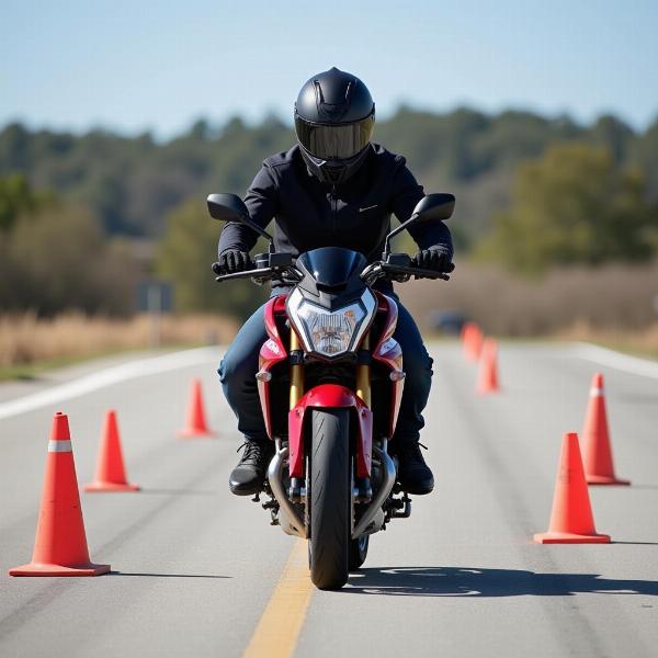 Épreuve du plateau permis moto