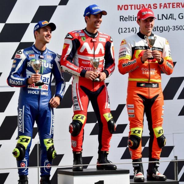 Podium du GP de Valence 2015