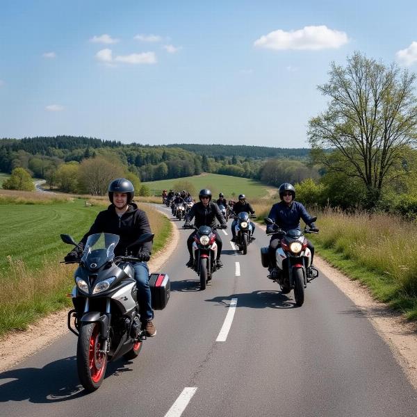 Rallye routier moto en France