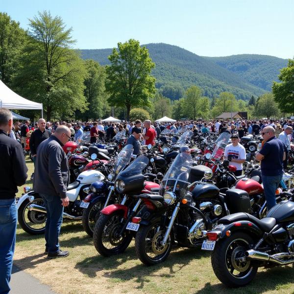 Rassemblement moto en France 2023