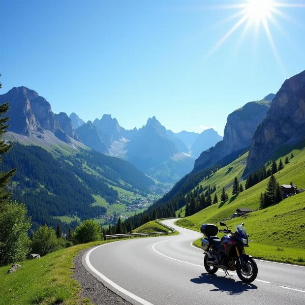 Road trip moto en Italie à travers les Dolomites