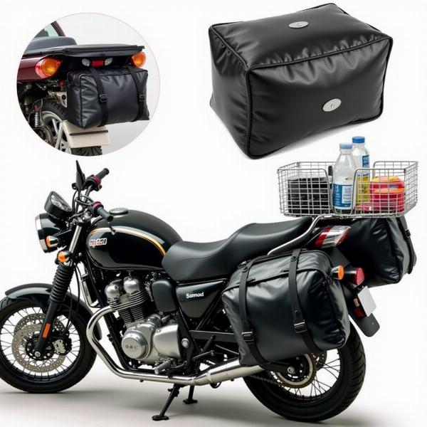 Sac étanche moto pour le camping