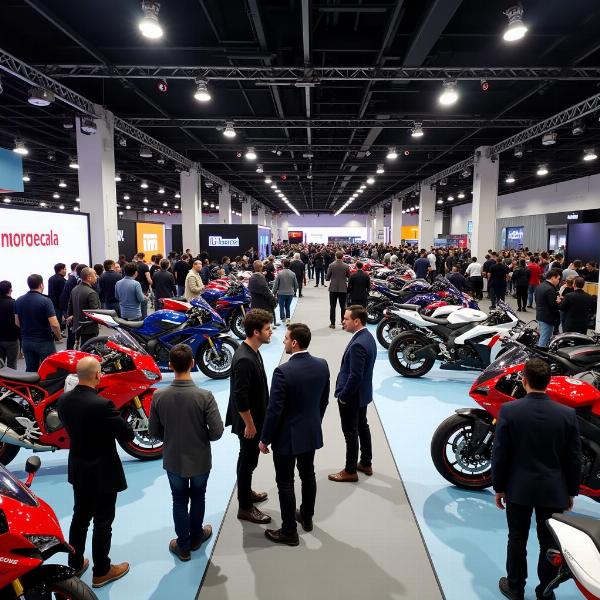 Exposition de motos au Salon de la Moto Lyon 2023