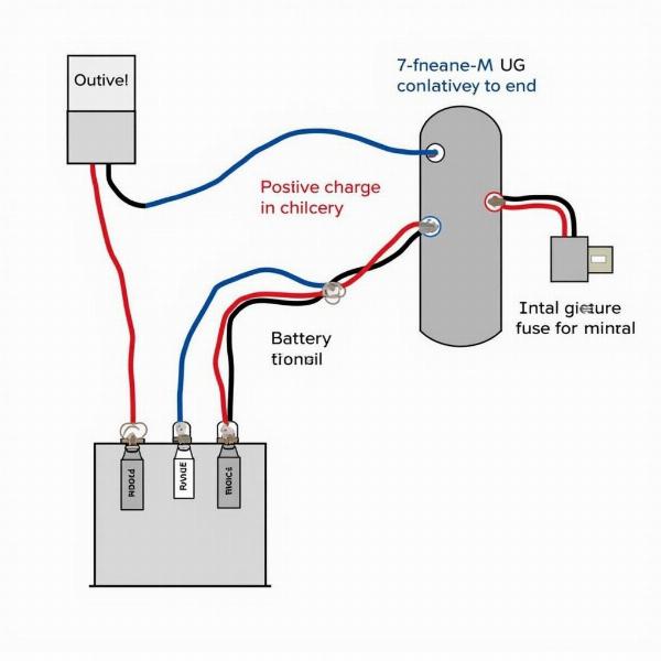 Schéma de branchement d'une prise USB moto