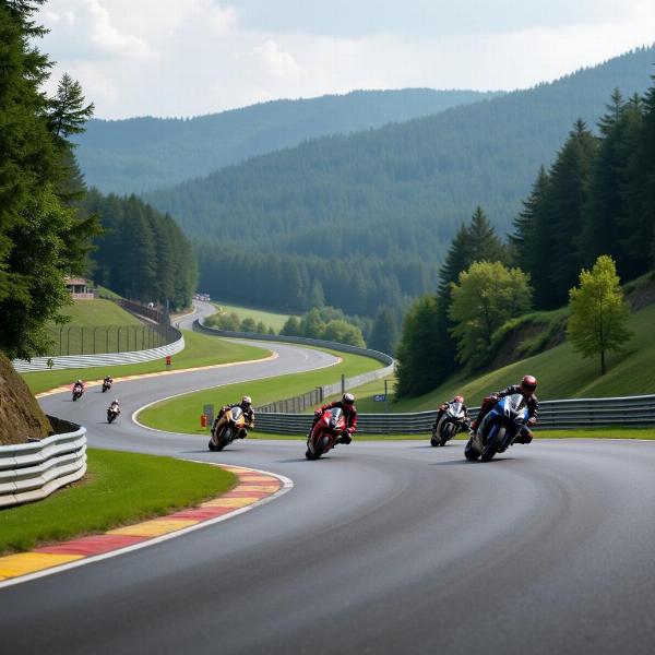 Circuit de Spa-Francorchamps pour les motos