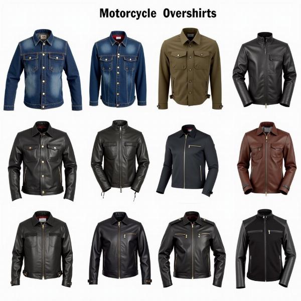 Différents styles de surchemises moto pour homme : classique, moderne, vintage