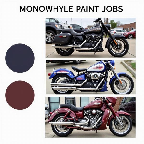 Complexité de la peinture moto