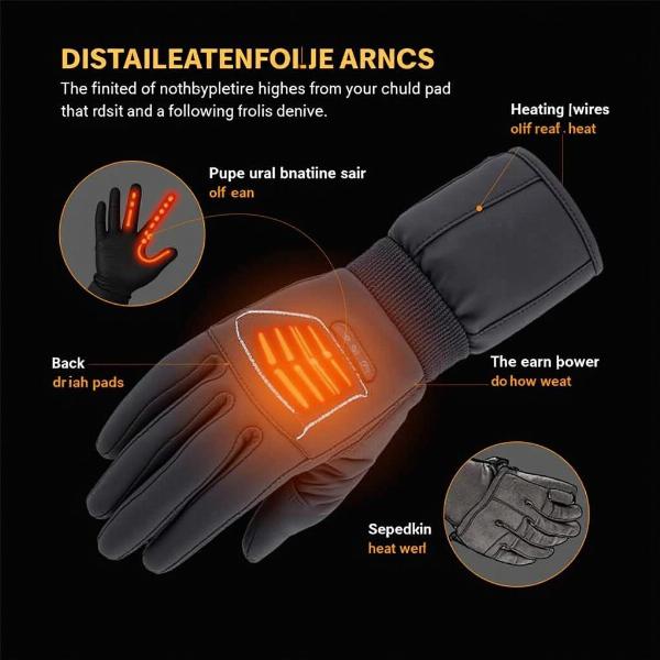 Technologie de chauffage des gants de moto