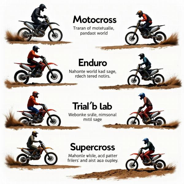 Types de terrains de moto