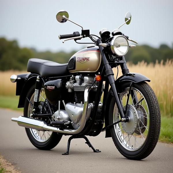 Triumph 125 Vintage Restaurée