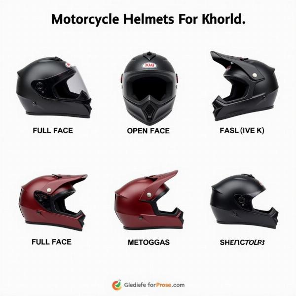 Différents types de casques moto pour enfants