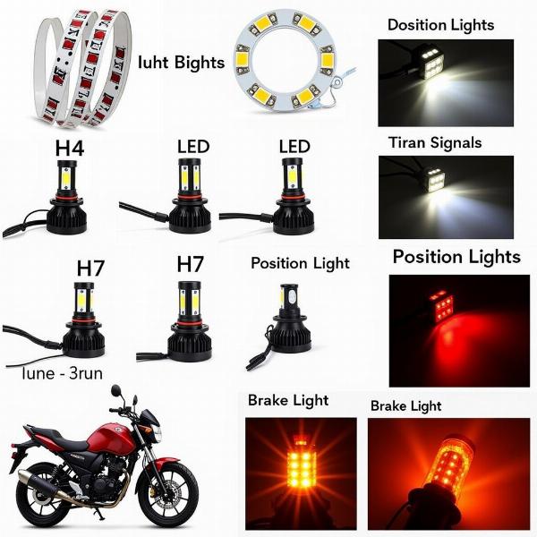 Types de Lampes LED Moto