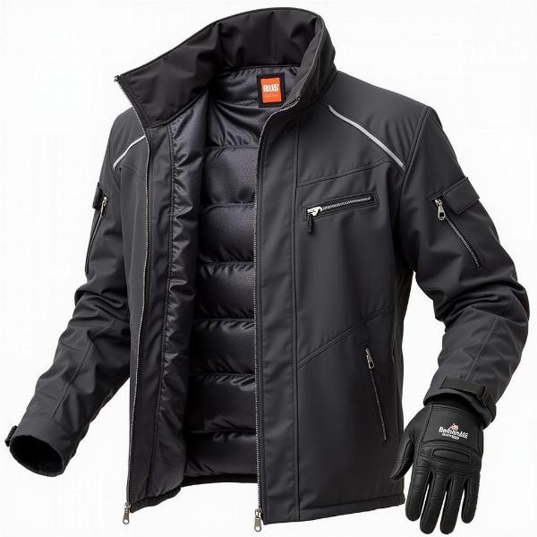 Veste moto homme hiver doublure thermique