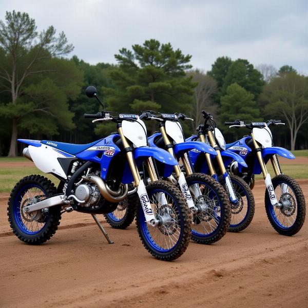 Gamme Yamaha YZ Moto Cross