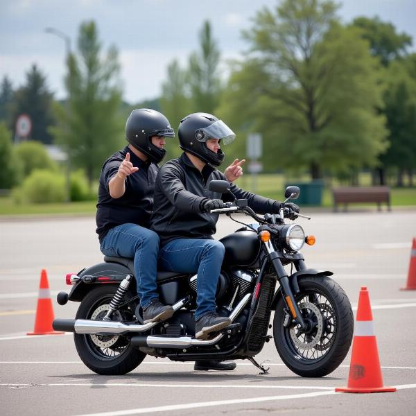 Cours de moto