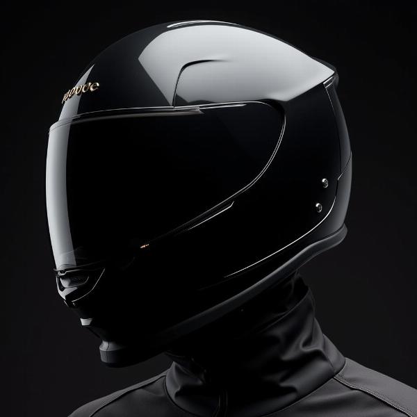 Casque italien moto au design élégant et sportif.