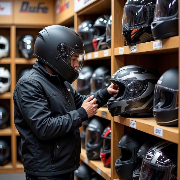 Choisir un casque moto chez Feu Vert