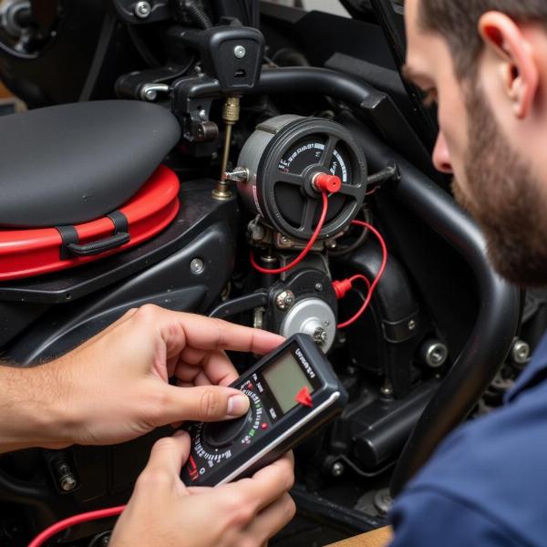 Diagnostic problème démarreur moto