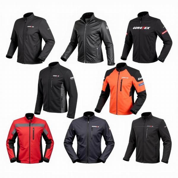 Différents modèles de vestes moto Gore-Tex