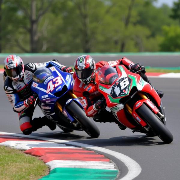 Duel intense entre Quartararo et Bagnaia lors du Grand Prix de Grande-Bretagne 2021