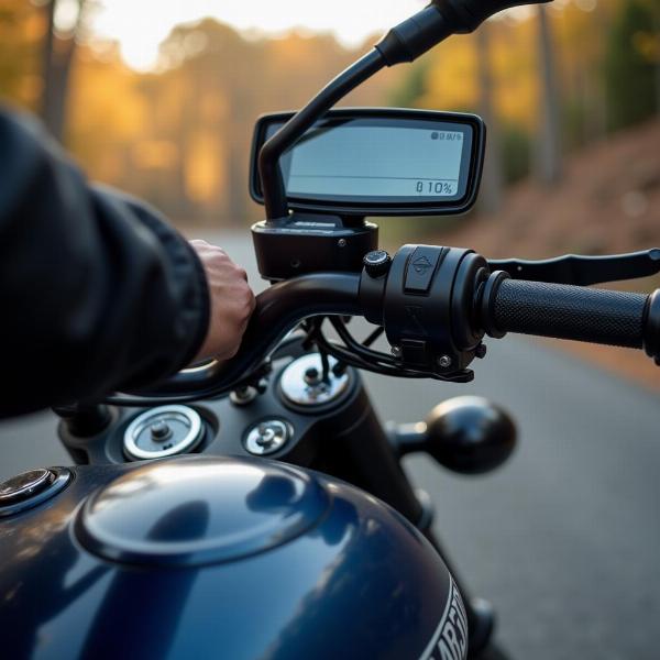 Utilisation des freins avant et arrière en moto