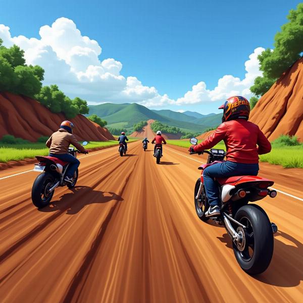 Moto Racer sur PS1 : Course effrénée en mode arcade