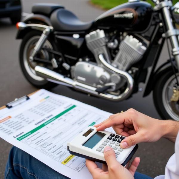 Calcul du prix de la carte grise pour une moto