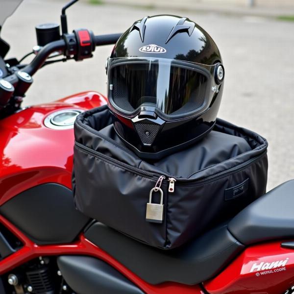 Sac antivol pour casque moto - Pratique et sécurisé