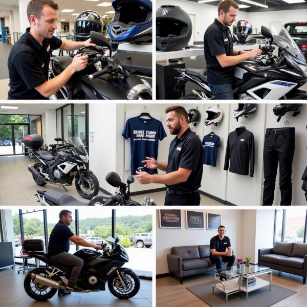 Services proposés par une concession BMW Moto