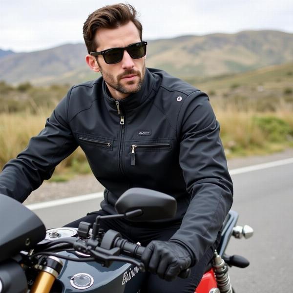 Veste moto homme été confortable et légère