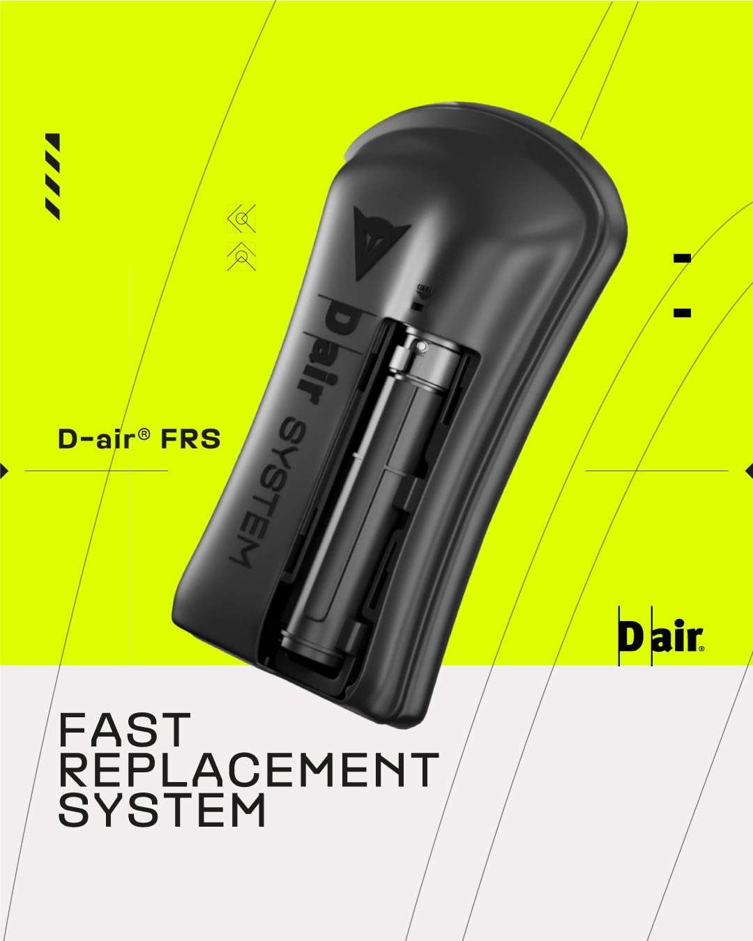 Cartouches de remplacement du gilet airbag moto Dainese Smart Air