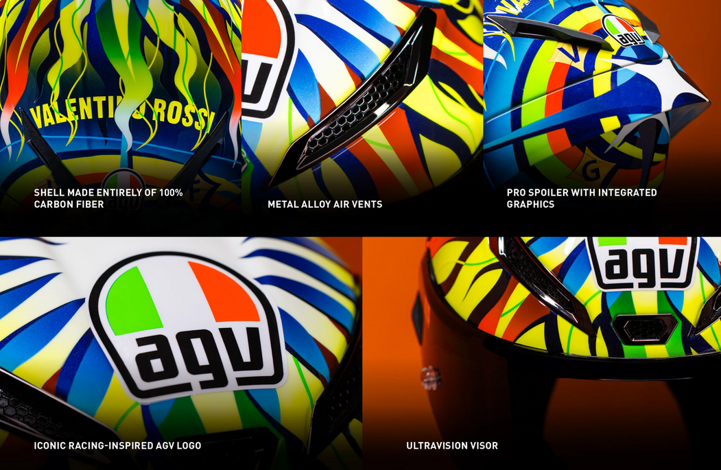 AGV Pista GP RR Soleluna 2025 multi angles en détail