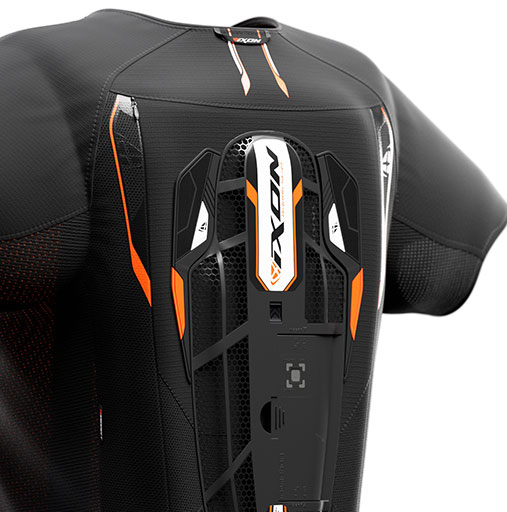Airbag Ixon IX-AIRBAG U05 détaild e la dorsale