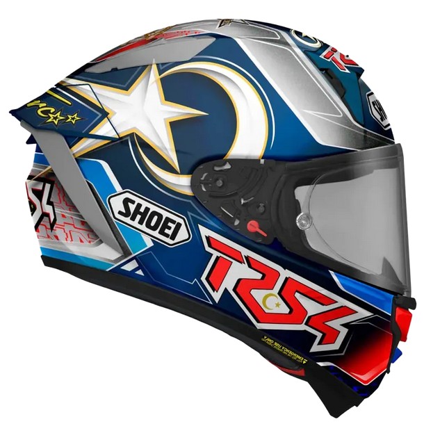 Casque Shoei X-SPR Pro Toprak vu du coté droit