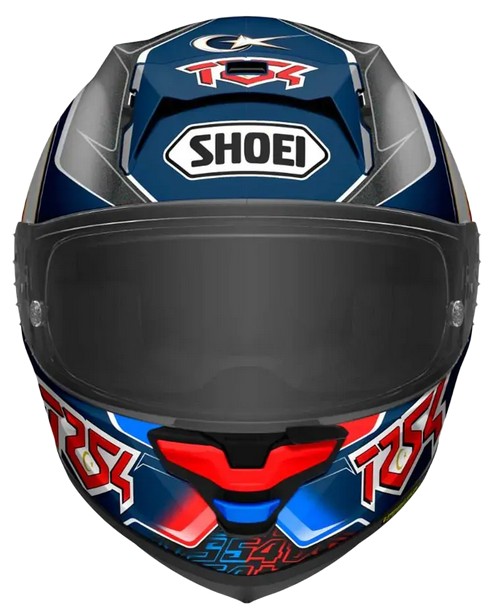 Casque réplica Shoei X-SPR Pro Toprak vu de face