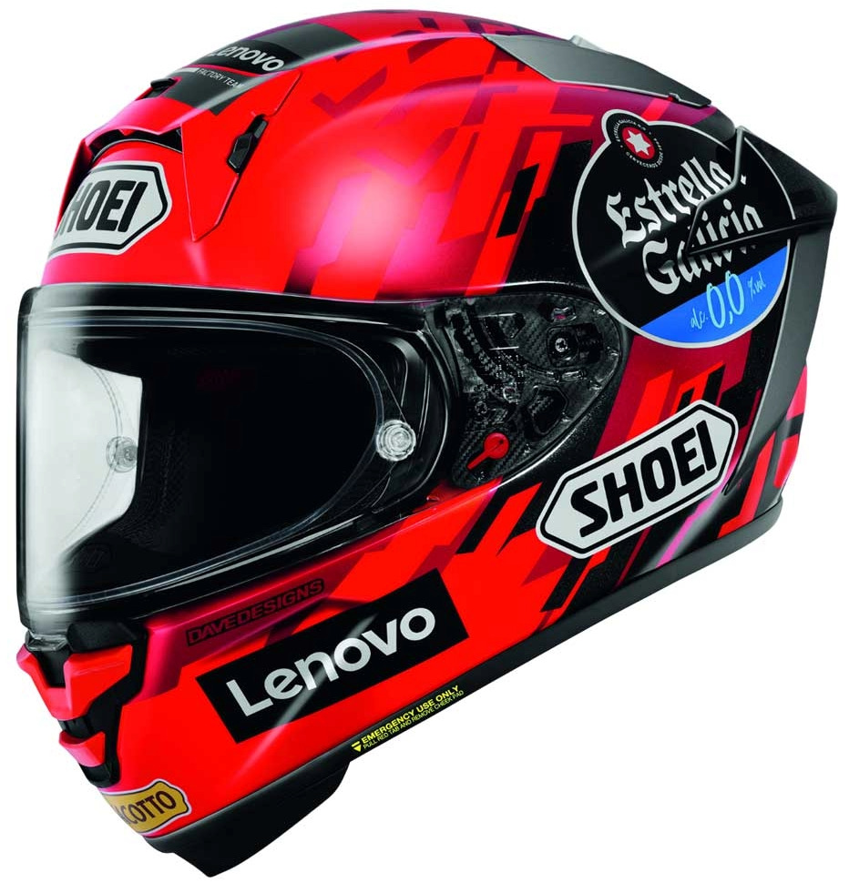 casque X-SPR-Pro-Marquez-9 vu de profil